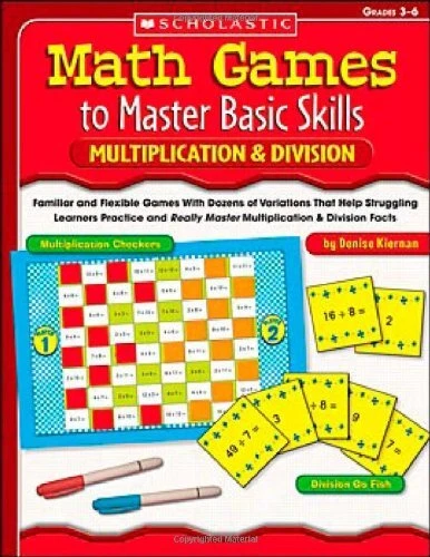 MATH GAMES TO Master Basic Skills: Multiplication & Division By EUR 11 ...