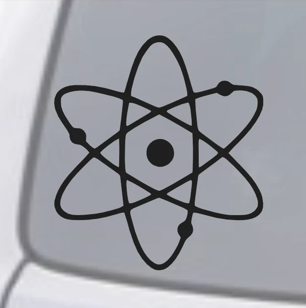 ATOMIC SYMBOL Vinyl Decal Sticker Car Window Wall Bumper Laptop Macbook jdm dope