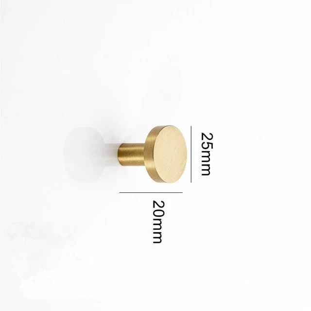 Solid Brass Wall Mounted Hook Peg Coat Towel Hanger Rack Decorative Hanging Hook