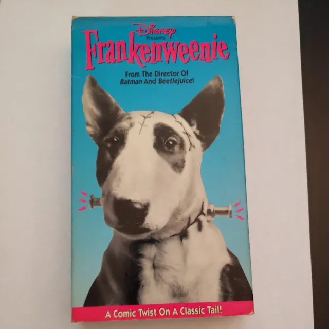 RARE FRANKENWEENIE VHS Tape by Disney Tim Burton Barret Oliver Video ...