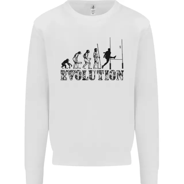 Evolution of Rugby Player Union Funny Kids Sweatshirt Jumper