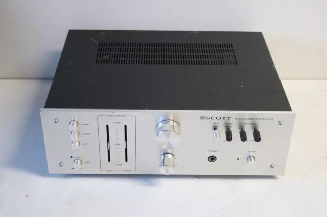 Occasion, a reviser ( grésille ) : Amplicateur HIFI vintage SCOTT A406