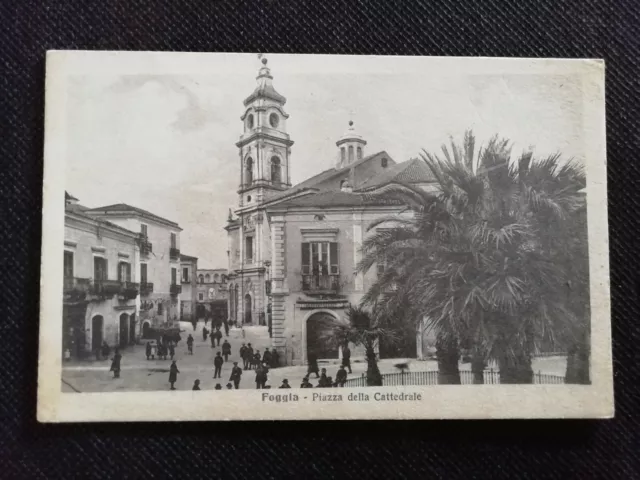 Cartolina Foggia Piazza della Cattedrale Animata RA165