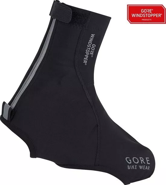 GORE BIKE WEAR - ROAD overshoes Light Windstopper - black - small - Size EU36-38