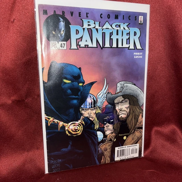 Black Panther #47 VF/NM Marvel Comics 2002 Thor Cover
