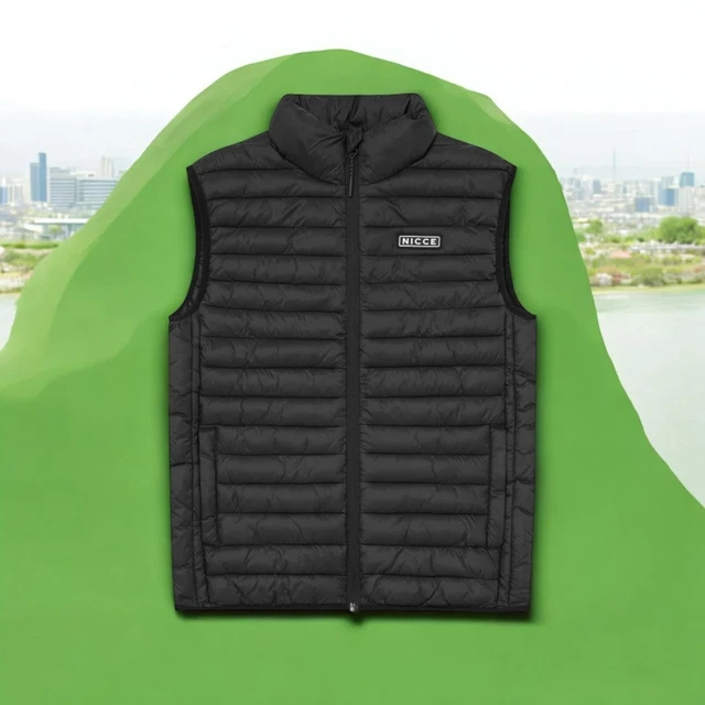 NICCE MENS GILET Black 34.99 PicClick UK