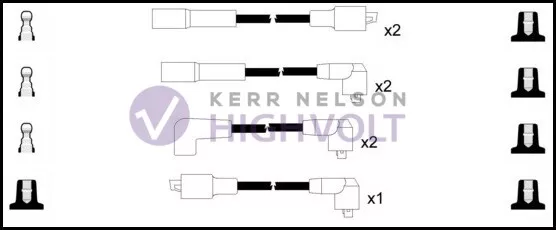 HighVolt Set Câble D'Allumage OEF289 Remplacement XC1322, 409 83 5060,51278289