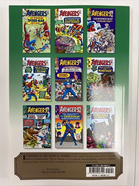 Mighty Marvel Masterworks Avengers Vol 2 Softcover TPB Graphic Novel 2