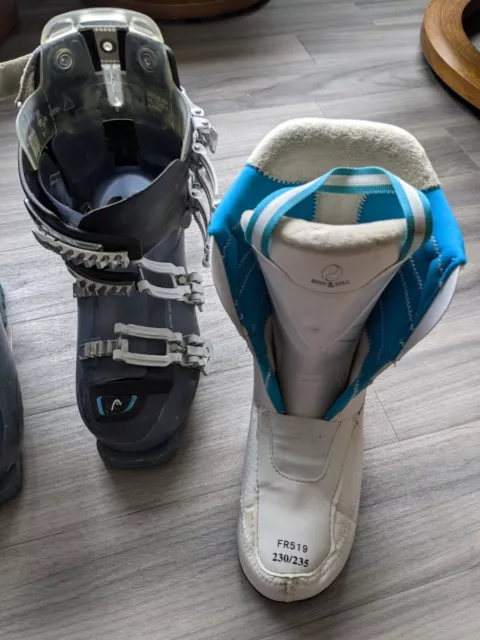 HEAD Ski Boots Adapt Edge 85 W 102mm 80 Flex mondopoint 23.5 Grey/Turquoise