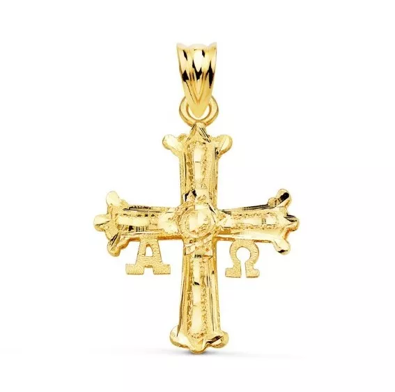 Colgante Oro 18k 750 mls. Cruz De Covadonga. 26 X 20 MM. 2,50 Gramos