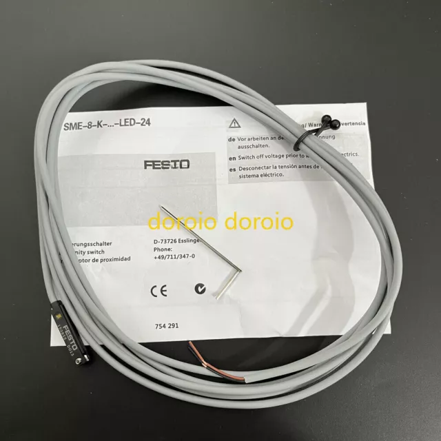 For Festo SME-8-K-LED-24 SME8KLED24 150855 Proximity Switch Sensor Brand New