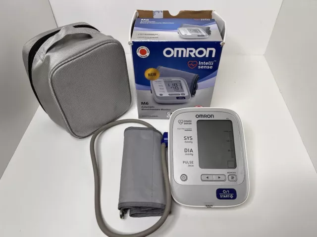 Omron M6 Automatic Blood Pressure Monitor Upper Arm With Box HEM-7211-E8 WHITE