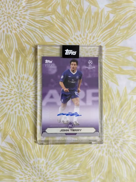 2020 Topps The Lost Rookie John Terry/25 Auto Chelsea England