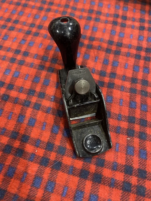 Antique STANLEY SWEETHEART No 100 SQUIRREL TAIL BLOCK PLANE FLAT SOLE