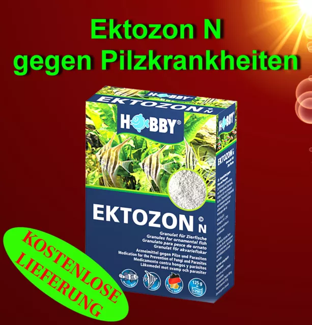 ❤️ EKTOZON N ❤️ Arzneimittel Heilmittel Pilzkrankheiten HOBBY Aquarium Zubehör