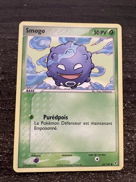 Smogo Commune - Pokémon 62/107 Ex Deoxys Proche Du Neuf Fr