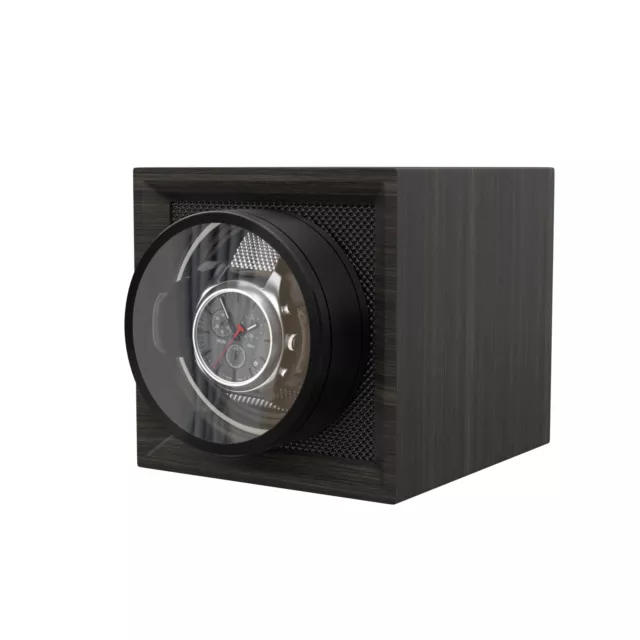 Automatic Single Watch Winder Box Display Storage Case With Quiet Mabuchi Motor