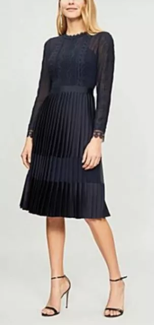 TED BAKER LOOEZ dress size 8 99.00 PicClick UK