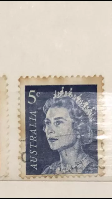 Australia Queen Elizabeth II Stamp 5c Australian Stamp