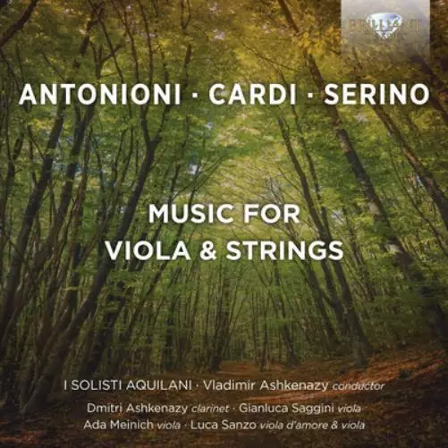 Francesco Antonioni Antonioni/Cardi/Serino: Music for Viola & Strings (CD) Album