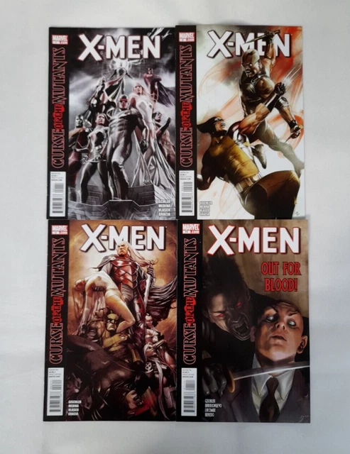 X-MEN Curse Of The Mutants Marvel Comic Bundle x 4 Issues #1, #2, #3, #11 (2010)