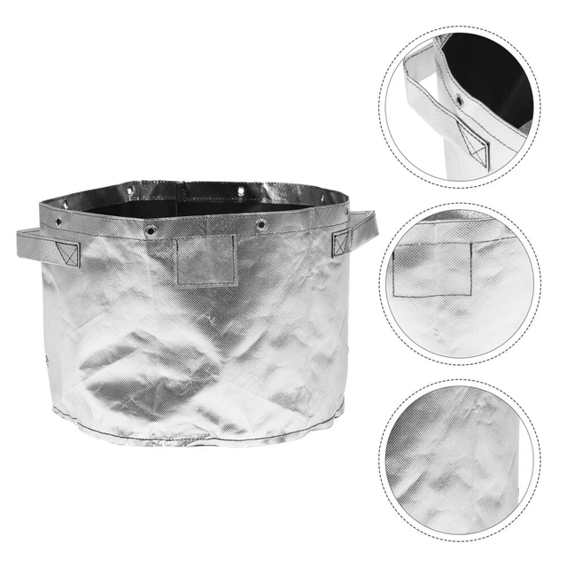 Bolsa de hojas con cubo de compost bolsas de residuos plegable bote de basura