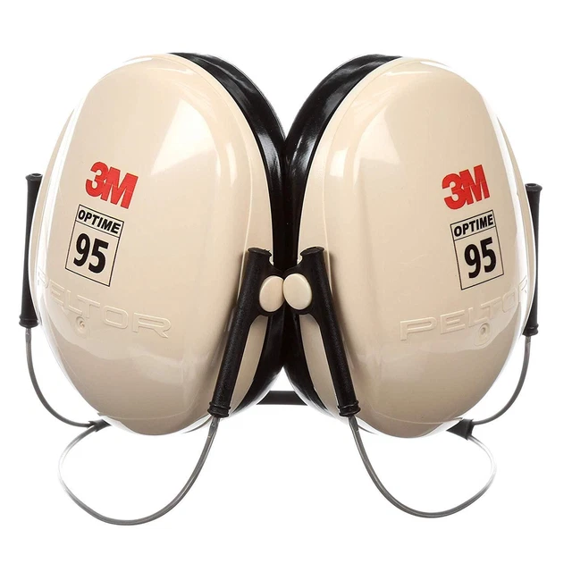 3M Peltor Optime 95 Behind-the-Head Earmuffs, Hearing Conservation H6B/V