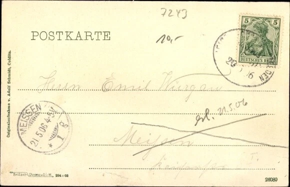 Ak Großbothen Grimma in Sachsen, Straßenpartie, Gasthaus - 10419879 2