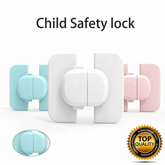 Child Baby Cupboard Cabinet Safety Locks Proofing Door Drawer Fridge Kids Safety