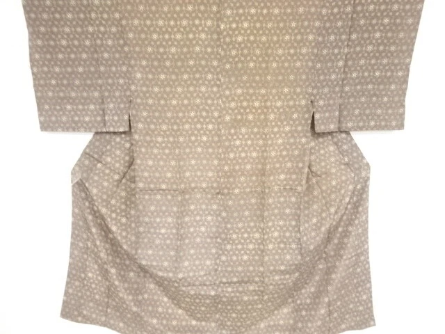 40216# Japanese Kimono / Antique Mens Juban / Flower Crest