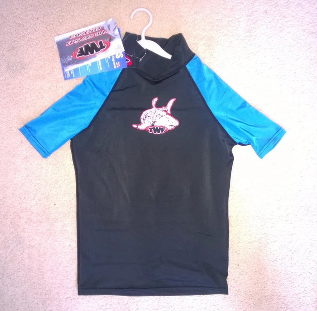 TWF KIDS' TODDLER Baby Rash Vest Swimming Top UV Protect Stretch Rashie