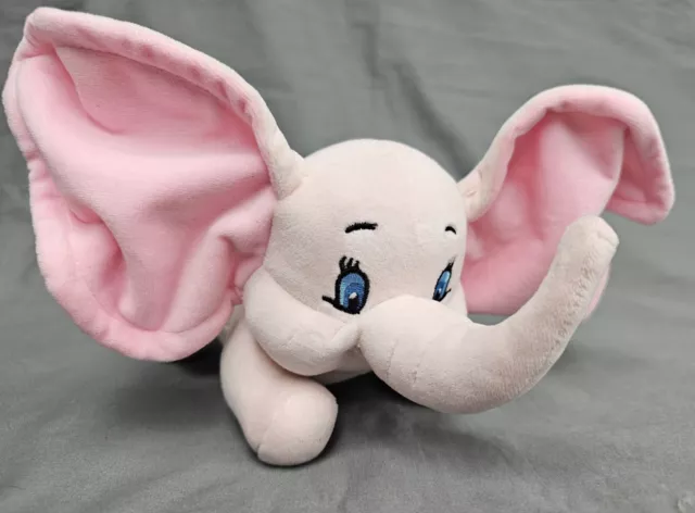 Homily The Elephant Baby Plush Toy Stuffed Animal Pink Posable Ears Soft 4.5"