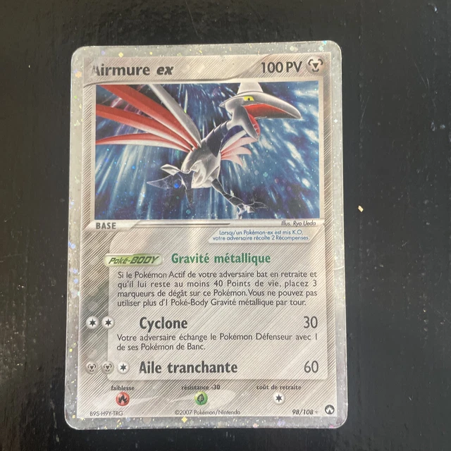 1/ Carte Pokemon Gardiens Du Pouvoir Airmure Ex 98/108