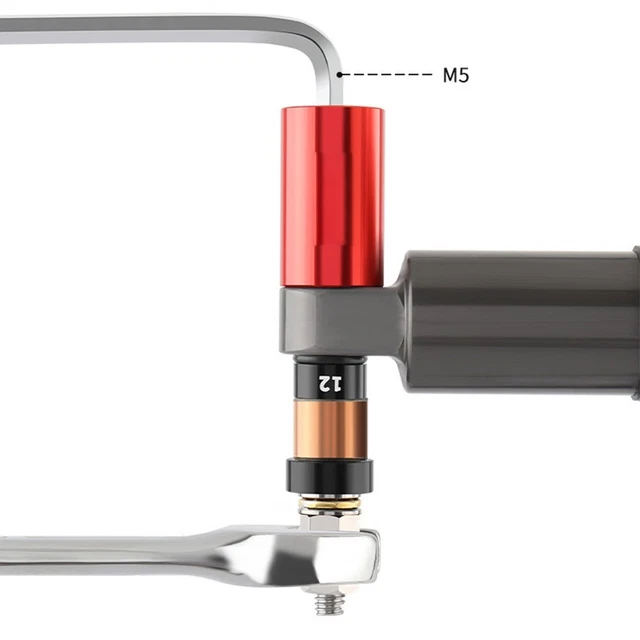Outil D'installation Et Retrait De Douille D'oeillet De Choc Arrière VTT - Universel En Acier Inox Et Alliage Aluminium (95.7mm)