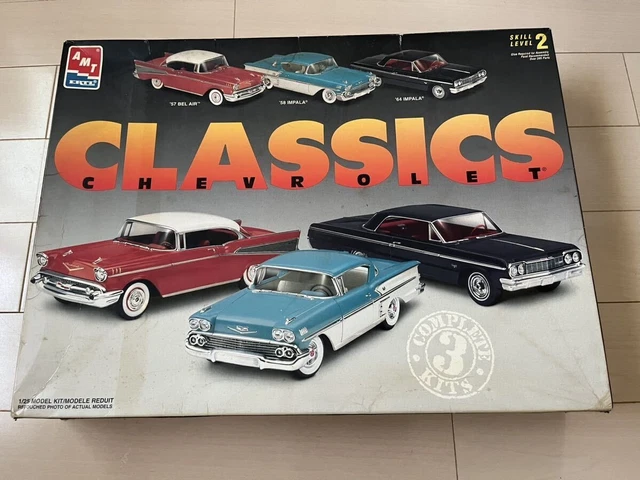 AMT/ERTL 1/25 CHEVROLET Classics Complete 3Kits Bel Air Impala EUR 168 ...