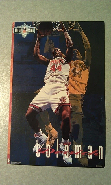 Derrick Coleman SYRACUSE NBA JAM SESSION NJ NETS NBA Mini Poster