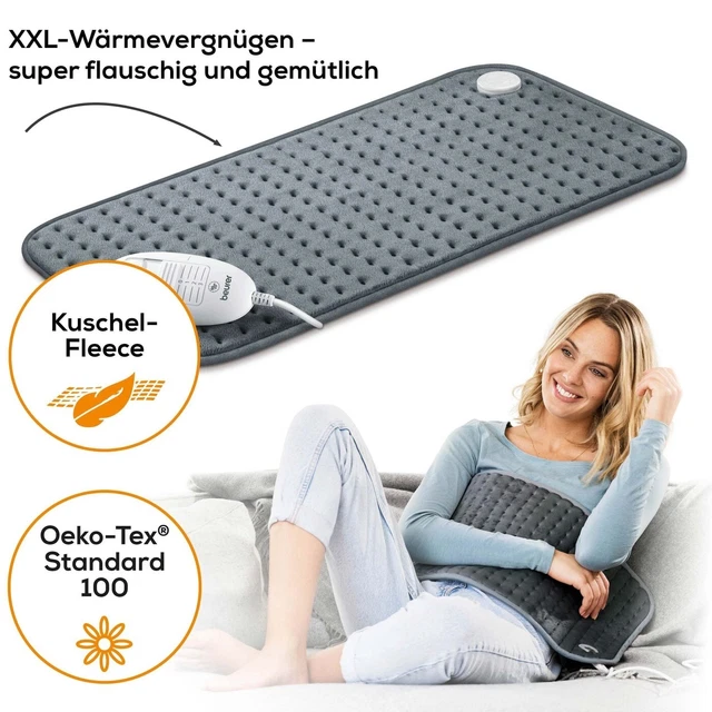 Heizkissen Beurer XXL Heizkissen HK 123 Cosy Fleece Warmkissen 60 x 30 cm