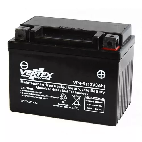 Vertex VP4-3 Battery For SYM Fiddle 50 2T 2003-2007