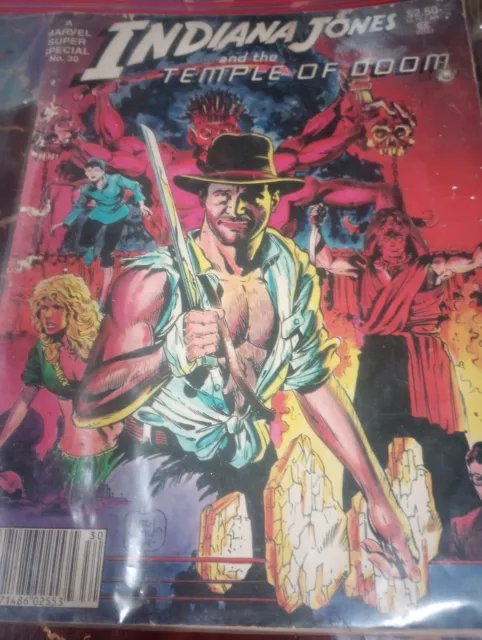 Indiana Jones and The Temple of Doom Marvel Super Special #30 Comic Book