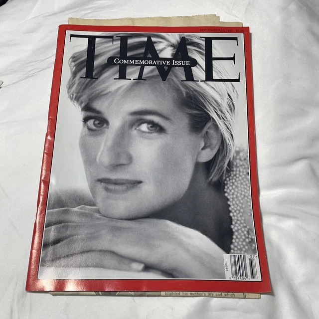 Princess Diana Lot of 2 Time Magazines From 97  and Orlando Sentinel from 090807