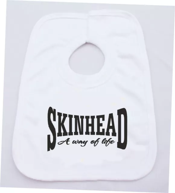 Skinhead A Way Of Life Funny Humor Baby Vest Or Bib