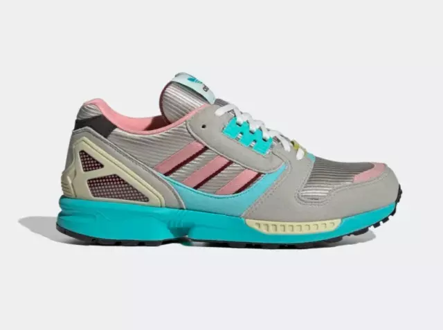 ALL SIZE UK11 Adidas Originals ZX 8000 SHOES Metalic Grey GW3049 TORSION atmos