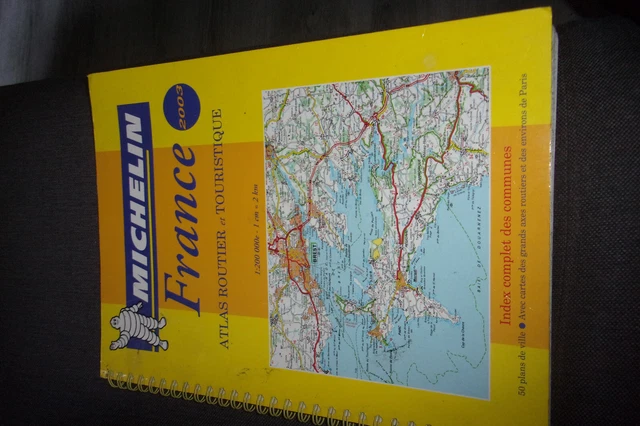 Plan Routier MICHELIN FRANCE - Atlas Routier et Touristique 2003 - 50 plans de ville ...