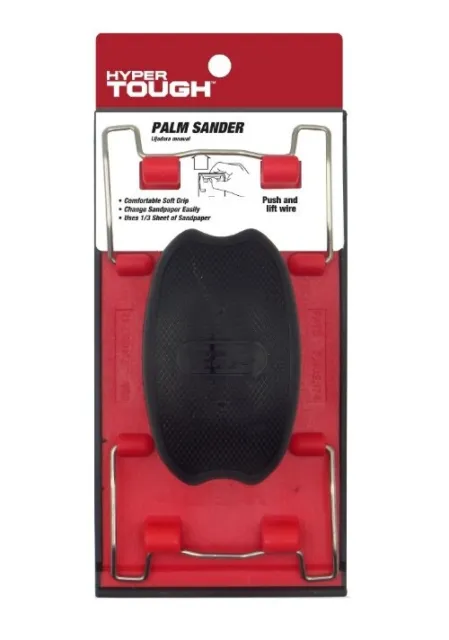 PALM SANDER Rough Imperfections Joint Compound Woods HYPER TOUGH Molded Pad