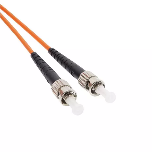 C2G 10m Fibre Optic Duplex Patch Cable ST/ST Orange 85005