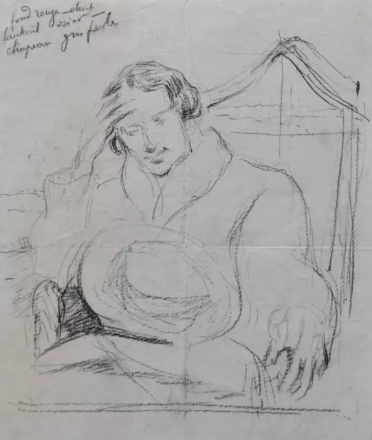 Pierre Henri Vaillant (1878-1939) (18) - crayon - Portrait