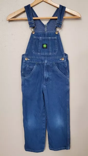 John Deere Denim BIB Overalls Size 6