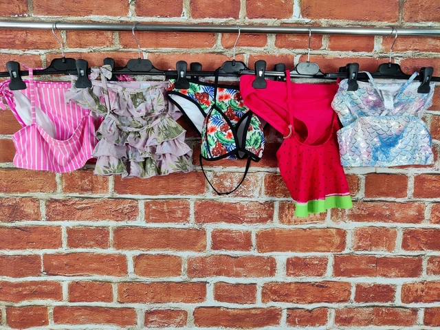 GIRLS BUNDLE AGE 10-11 YEARS NEXT GEORGE etc SWIMSUIT BIKINI SUMMER BEACH 146CM