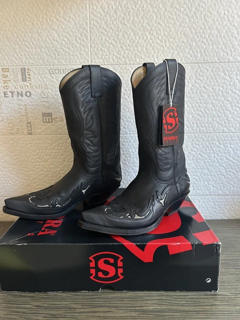 STIVALI SENDRA Originali Texani Western Neri Da Esposizione El Charro Boots 43 EUR 249 99 PicClick IT