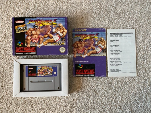STREET FIGHTER 2 Turbo - Super Nintendo SNES - Boxed & Complete PAL UK ...